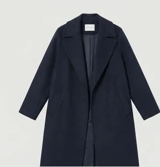 Dark Blue Long Coat